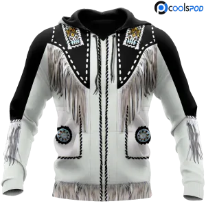 3D All Over Print Cowboy Shirt Cowboy Jacket Pattern Hoodie, Cowboy Cosplay For Men Boy, Cowboy Gift For Him