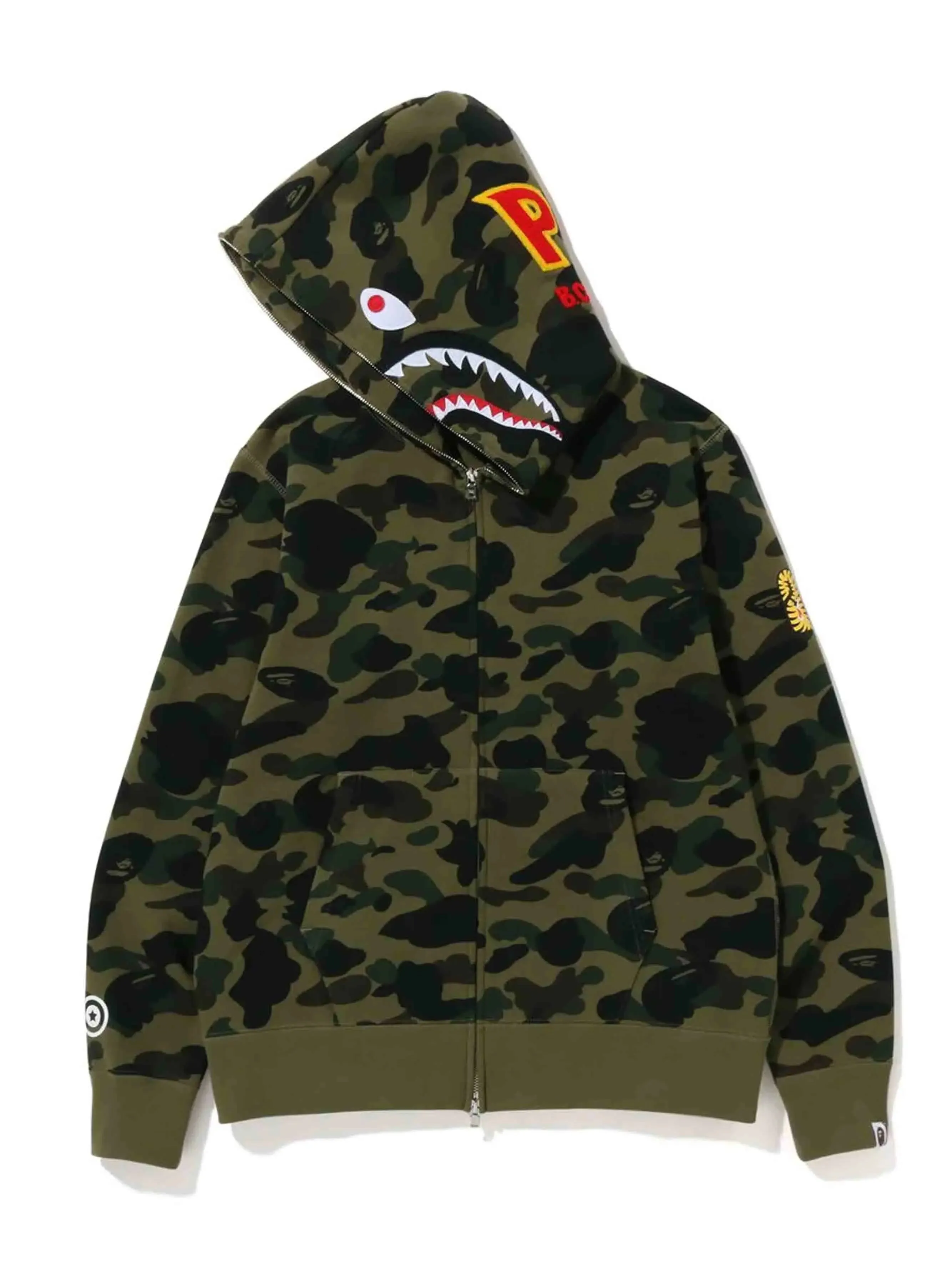 A Bathing Ape 1st Camo Shark Full Zip Hoodie