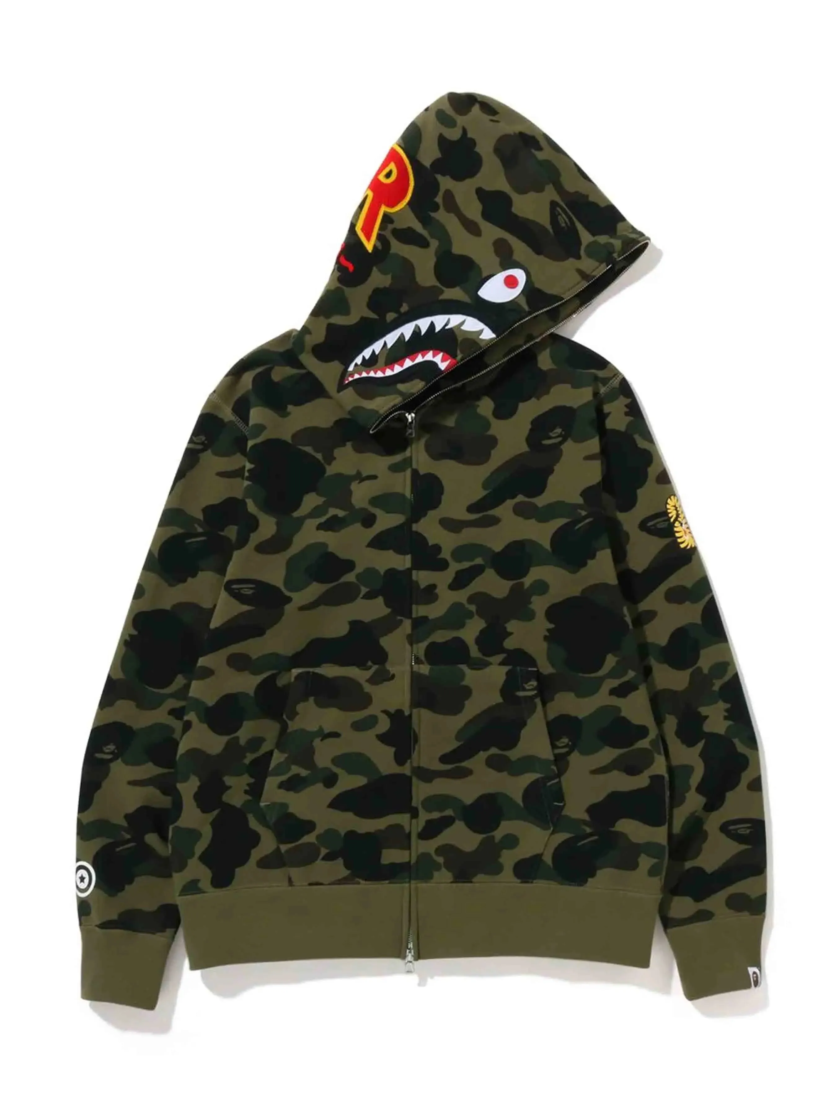 A Bathing Ape 1st Camo Shark Full Zip Hoodie