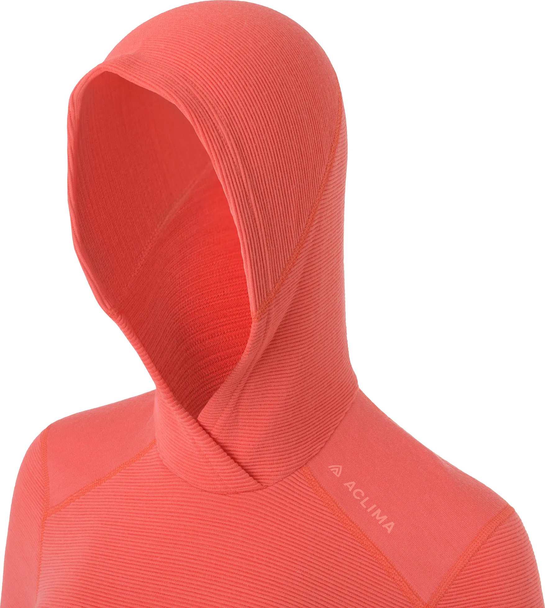 Aclima Women&#x27;s StreamWool Hoodie Spiced Coral | Buy Aclima Women&#x27;s StreamWool Hoodie Spiced Coral here | Outnorth