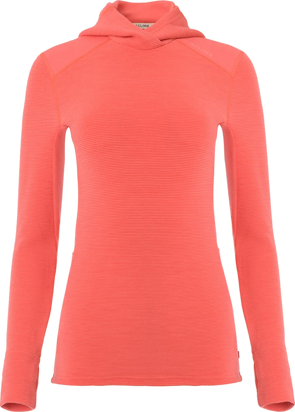 Aclima Women&#x27;s StreamWool Hoodie Spiced Coral | Buy Aclima Women&#x27;s StreamWool Hoodie Spiced Coral here | Outnorth