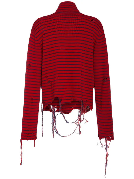 Alexander McQueen   Half-zip wool turtleneck sweater 