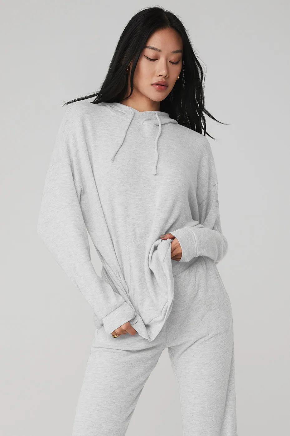 Alolux Cozy Hoodie - Athletic Heather Grey