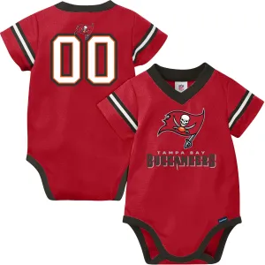 Baby Boys Buccaneers Short Sleeve Jersey Bodysuit