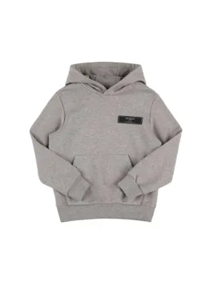 Balmain   Cotton sweatshirt hoodie w/ logo 