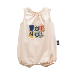 Beige Logo Bodysuit