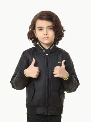 Boy's Black Neon Jacket - EBTJP22-001