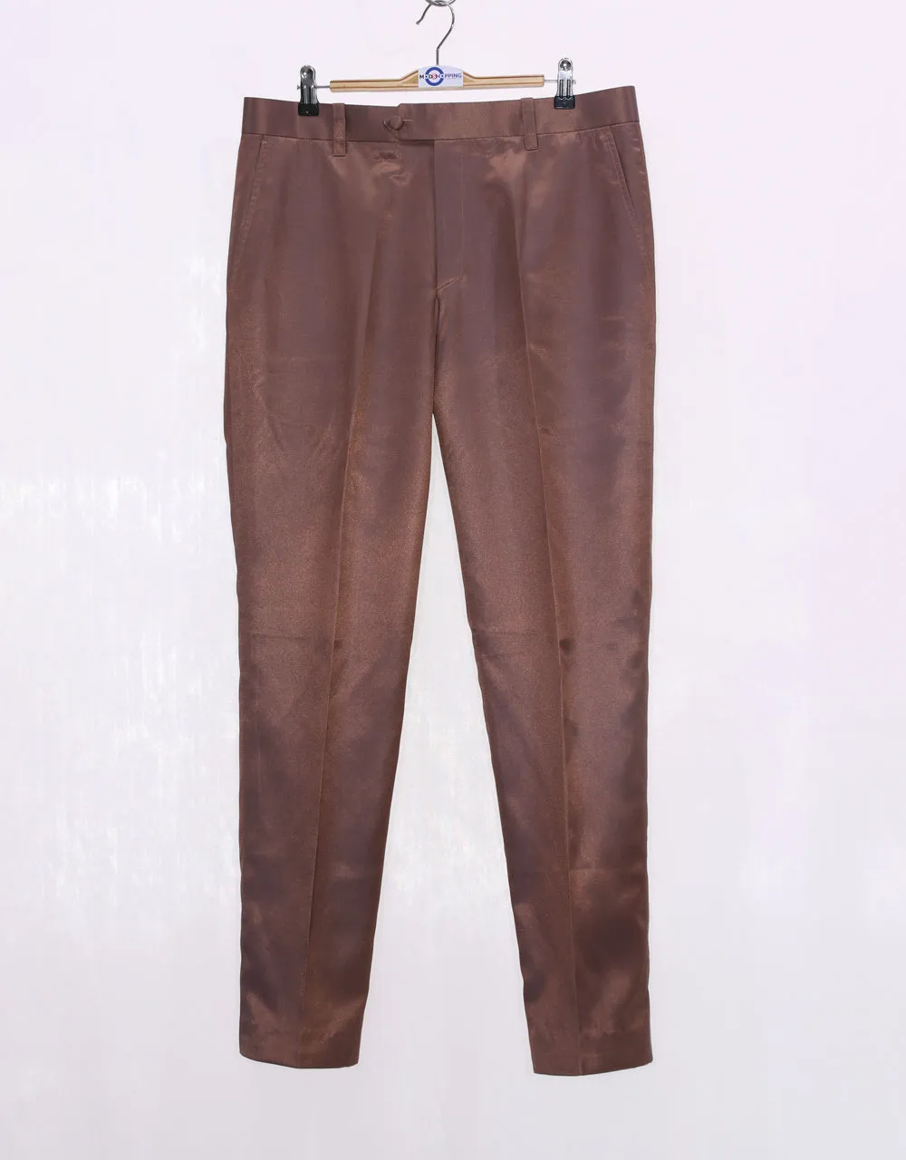 Bronze and Blue Two Tone Trouser