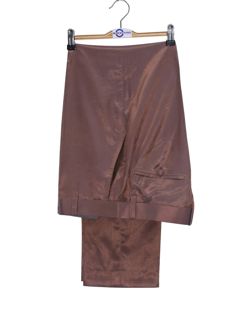 Bronze and Blue Two Tone Trouser