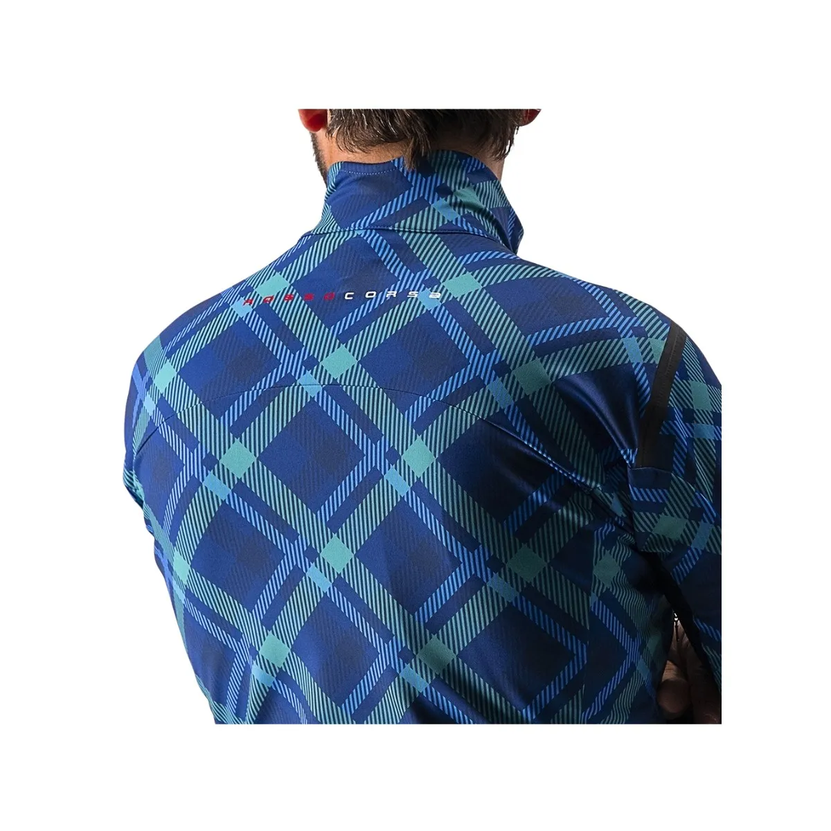 Castelli Perfetto Ros Blue Checkered Jacket