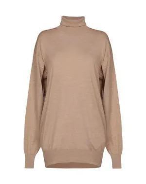 Celine Women Turtleneck Khaki L INT