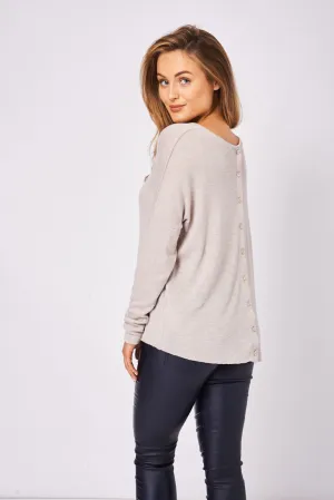 Cheeky Button Back Top