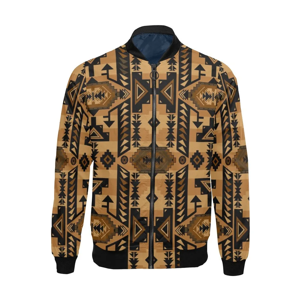 Chiefs Mountain Tan Bomber Jacket for Men