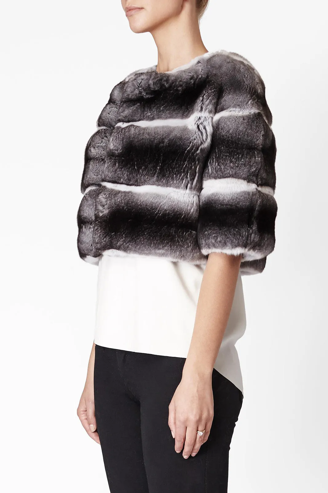 Chinchilla Mini Fur Jacket