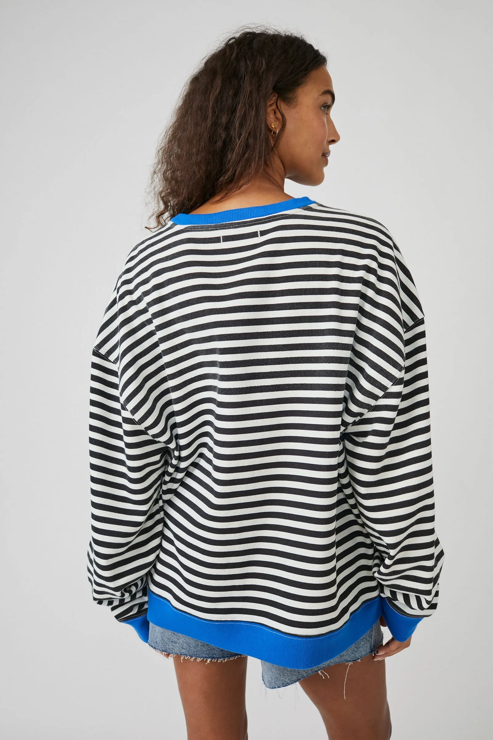 Classic Striped Crew Black Combo