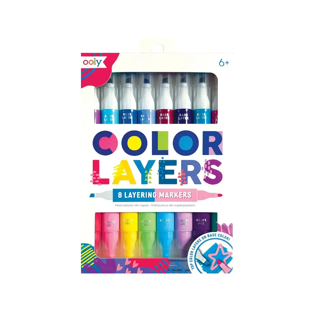 Color Layers Double-Ended Layering Markers