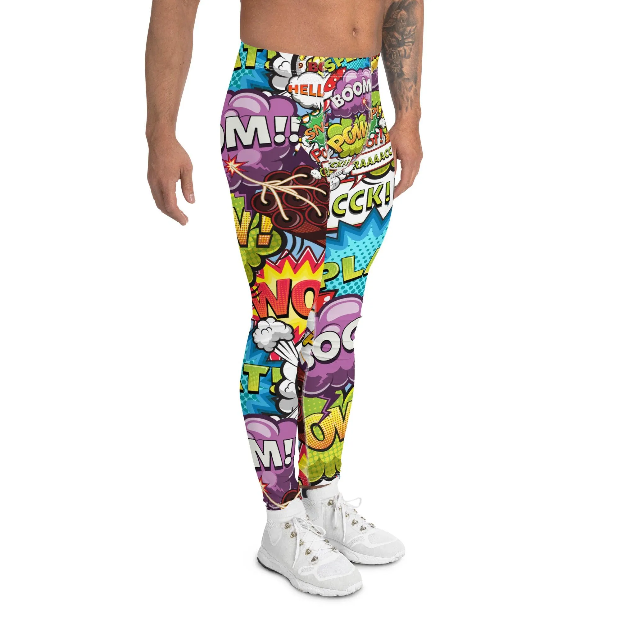 Comic Pop Art Leggings for Men