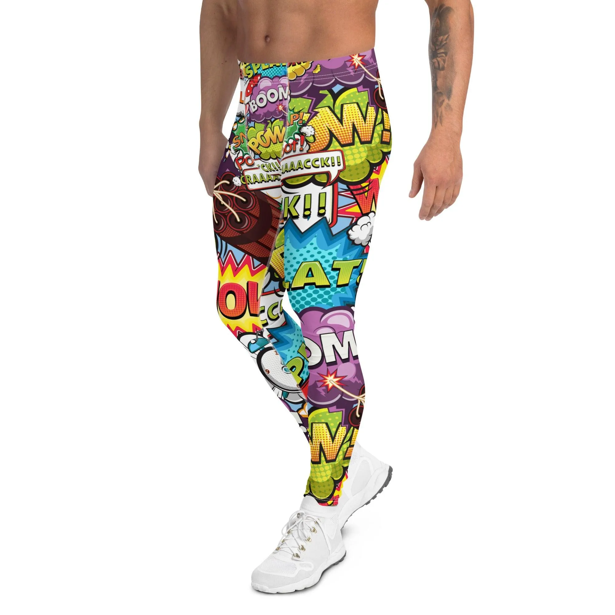 Comic Pop Art Leggings for Men