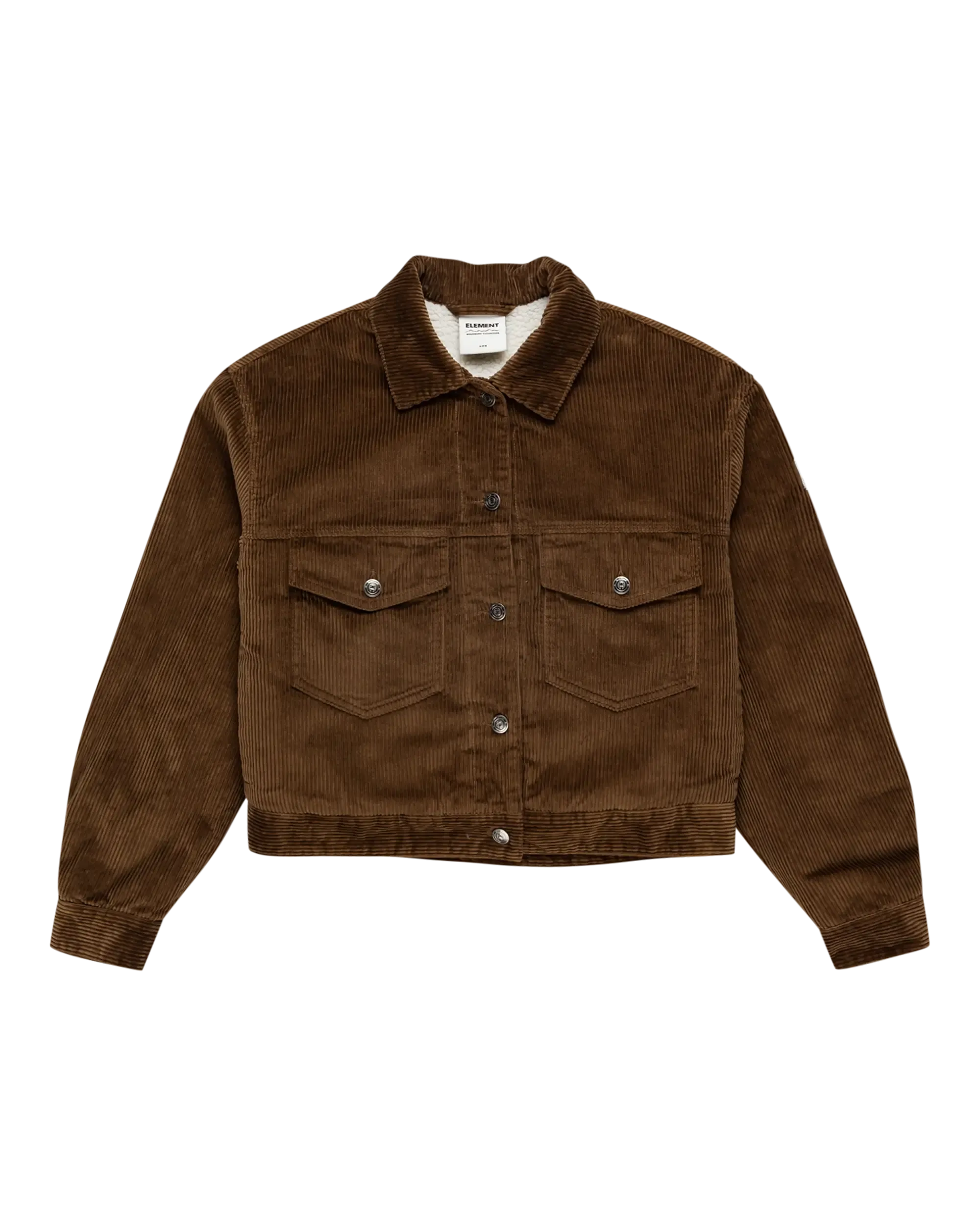 Craft Trucker Cord Jacket in Teak