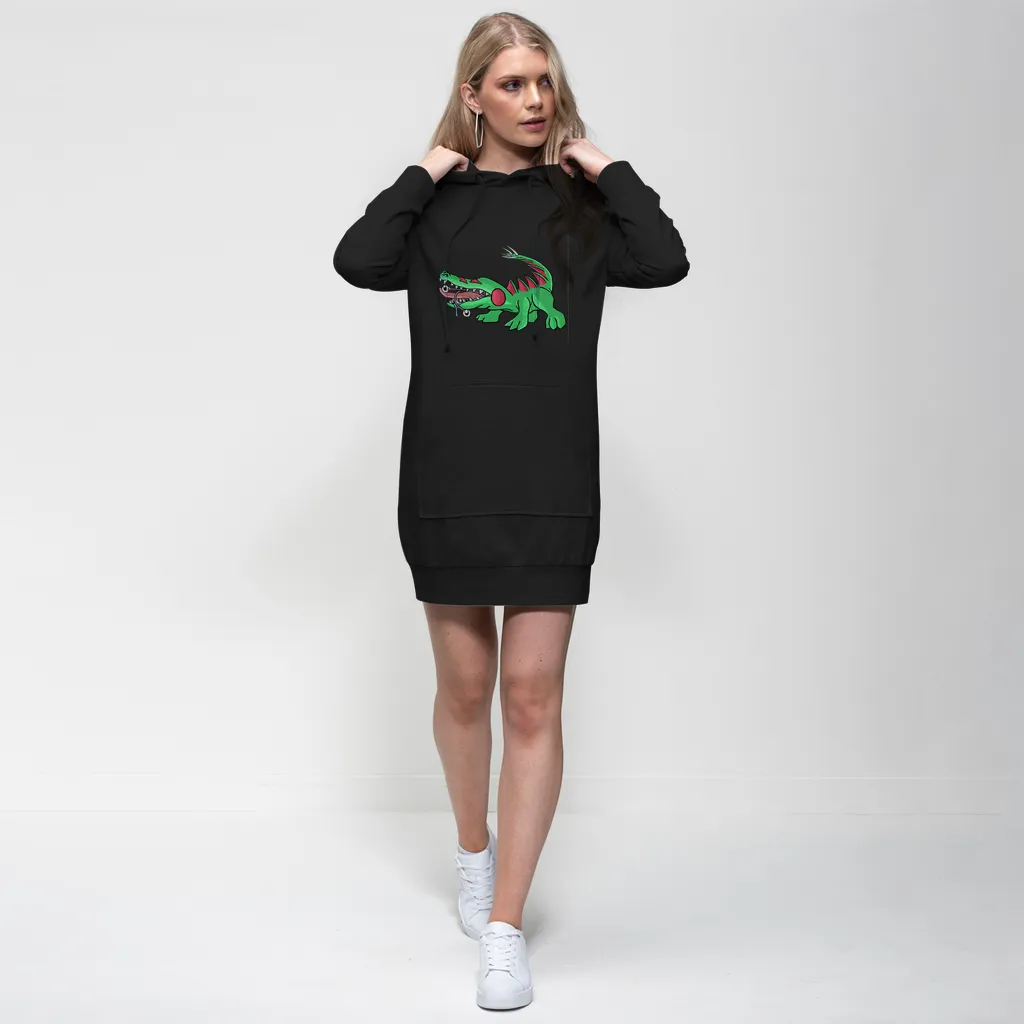 Crocodilas Premium Adult Hoodie Dress