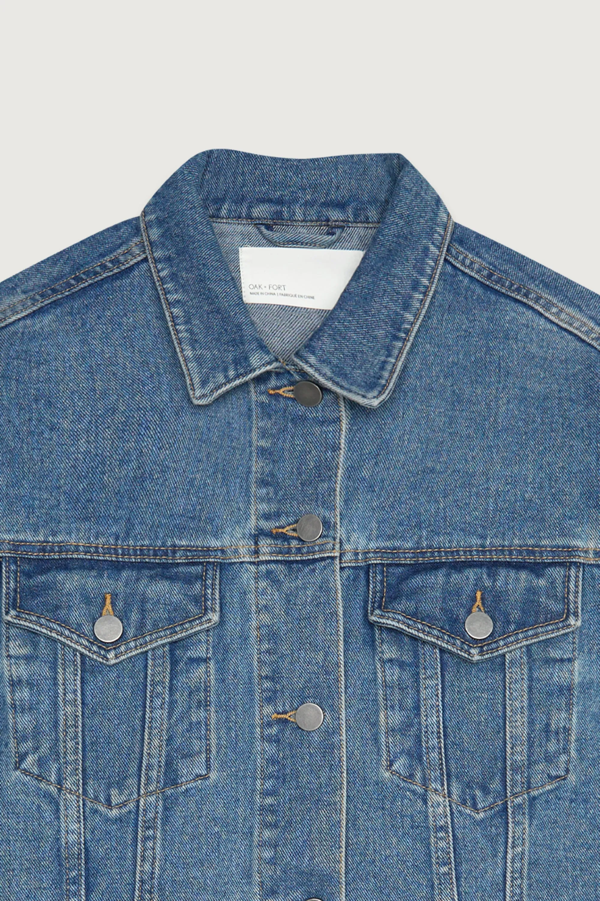 CROPPED DENIM JACKET