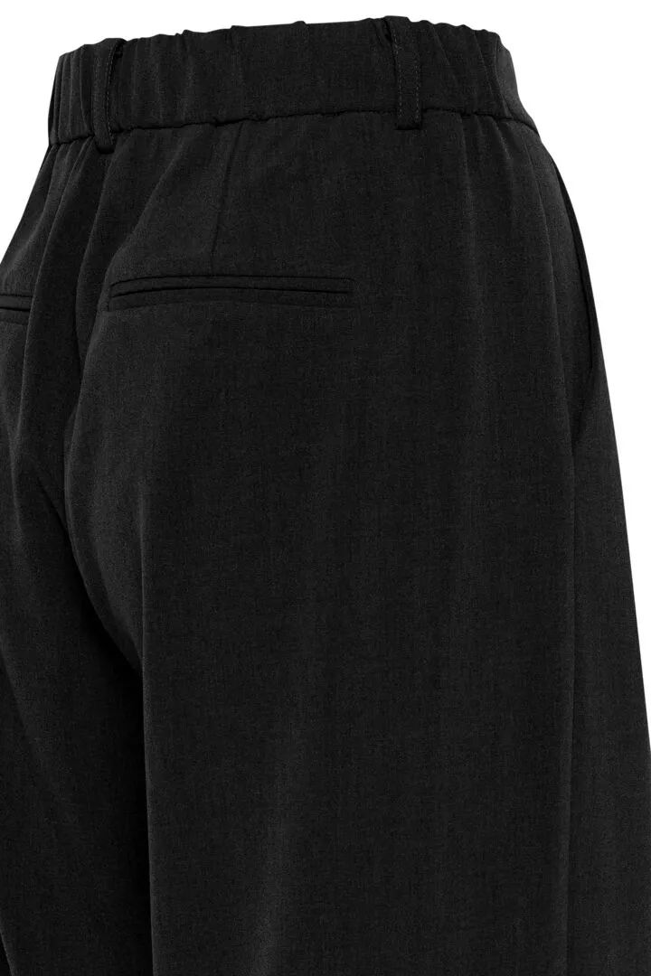 Danta Wide Leg Trousers - Black