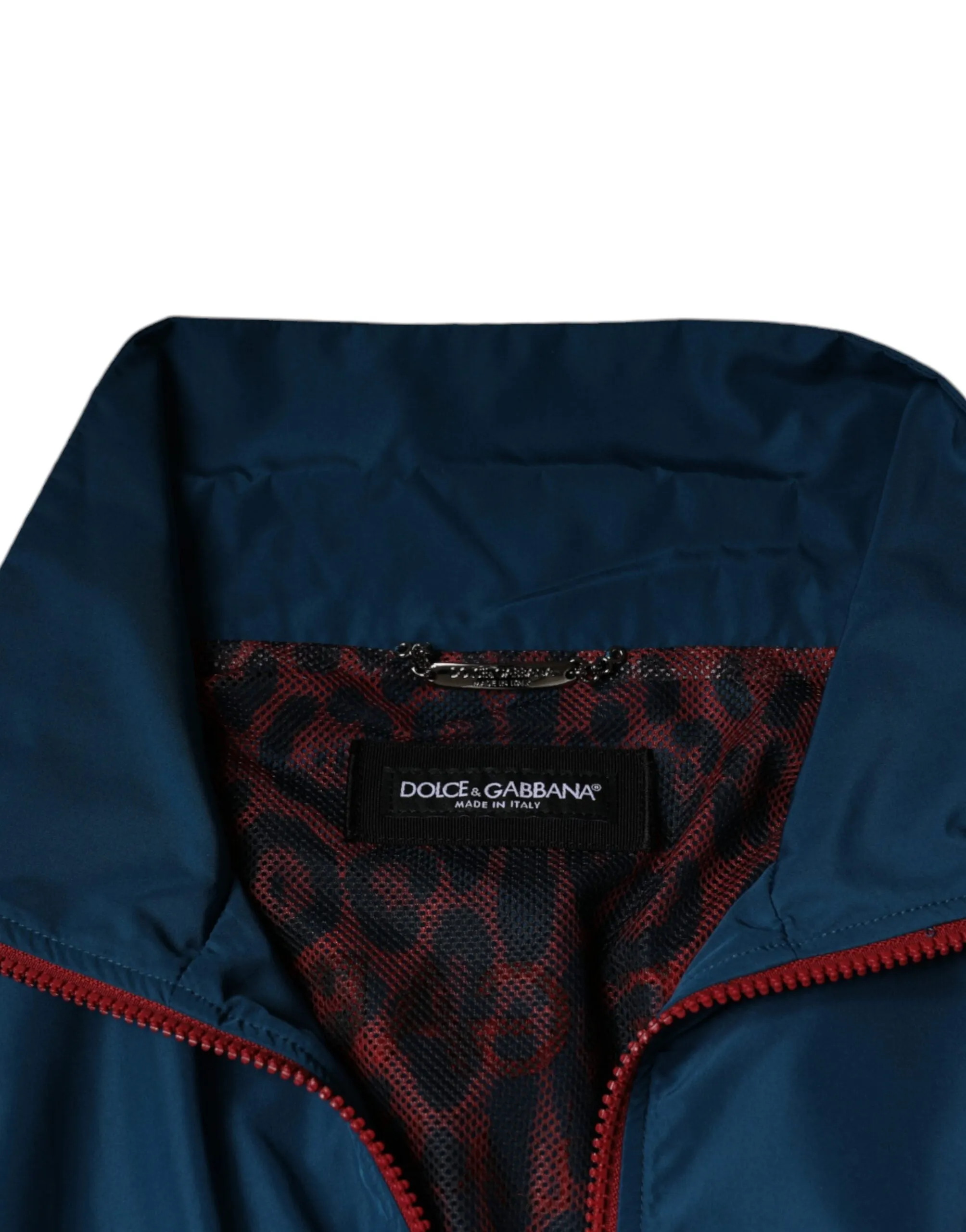 Dolce & Gabbana Multicolor Polyester Full Zip Jacket