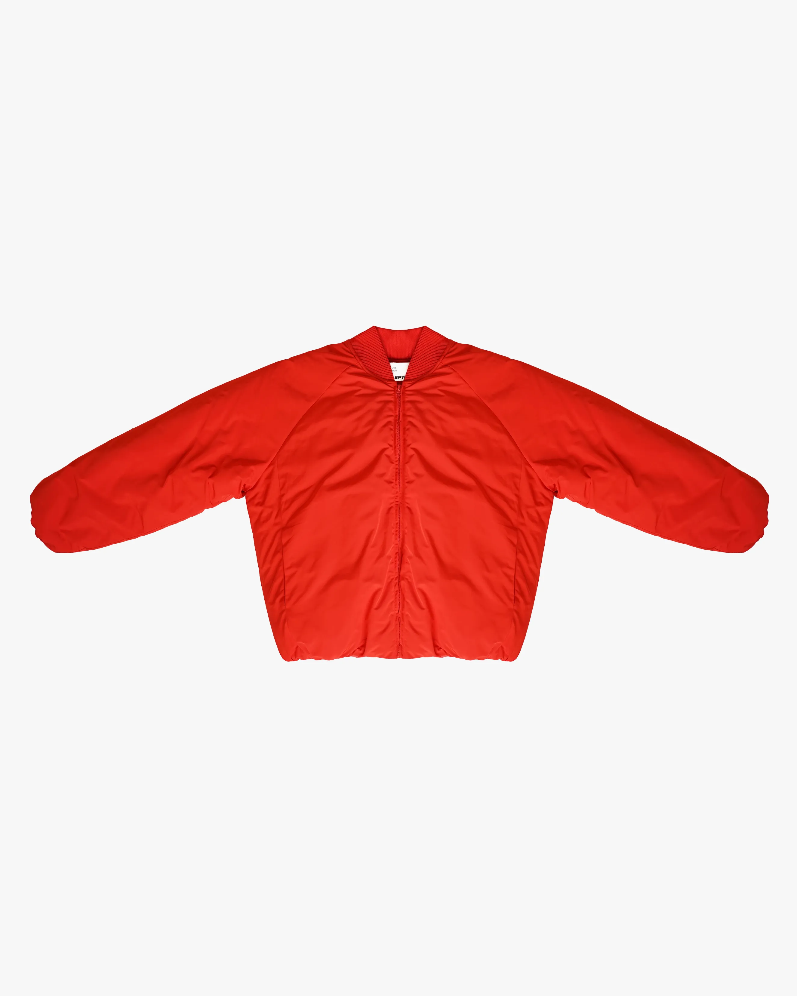 EPTM CAPITAL CROPPED BOMBER-RED