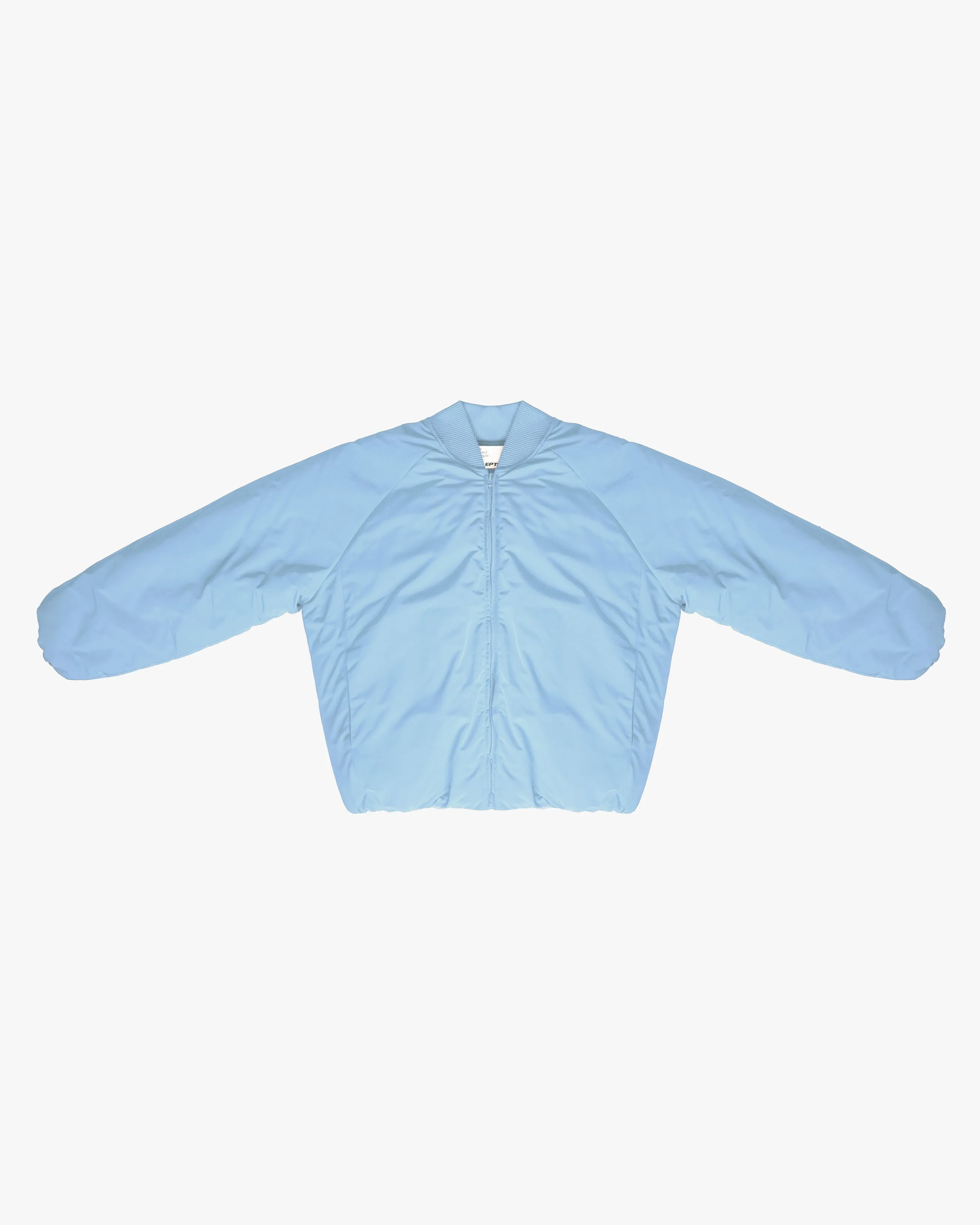 EPTM CAPITAL CROPPED BOMBER-SKY BLUE