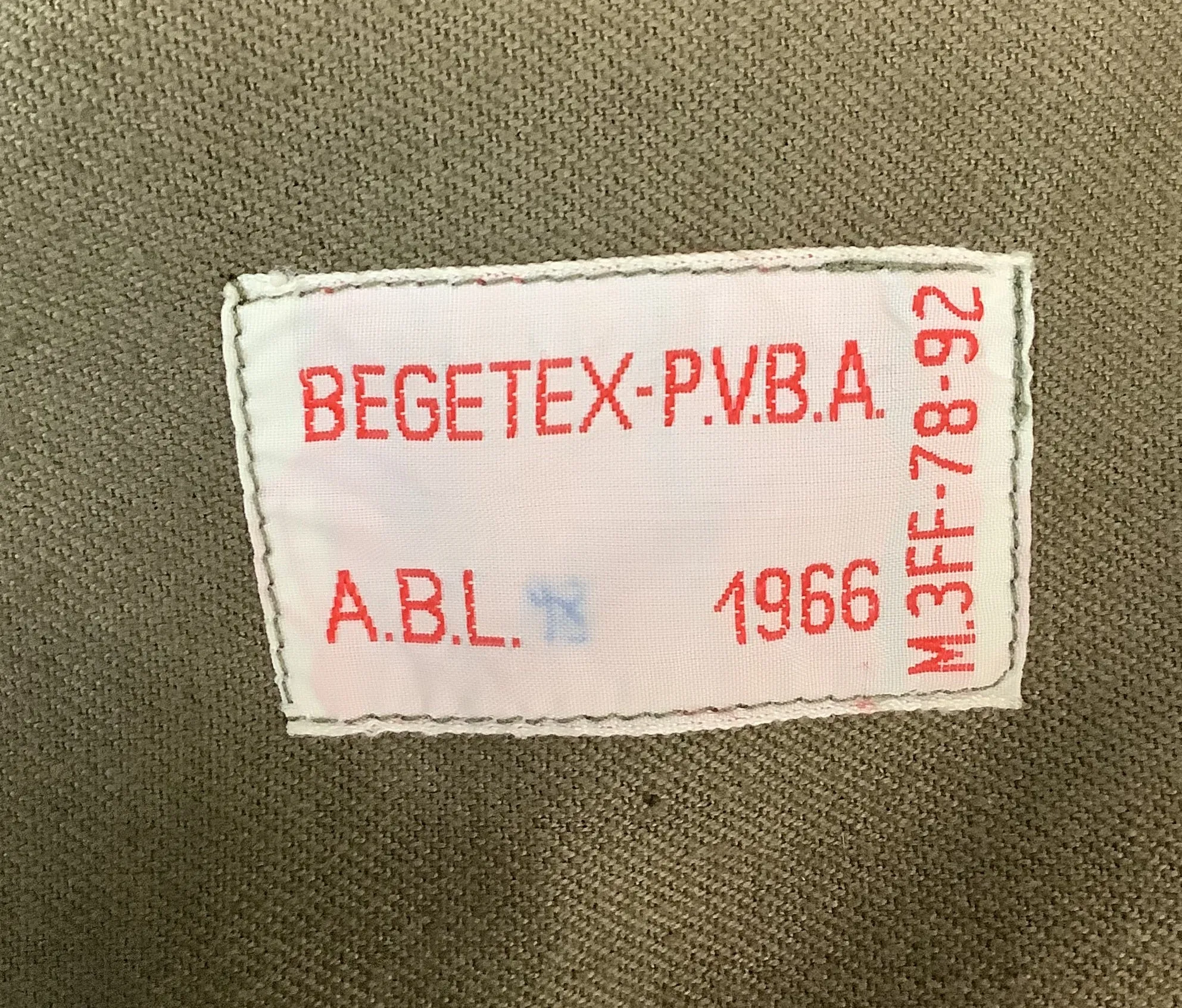 Ex. Belgium Army - Cropped Wool Jacket