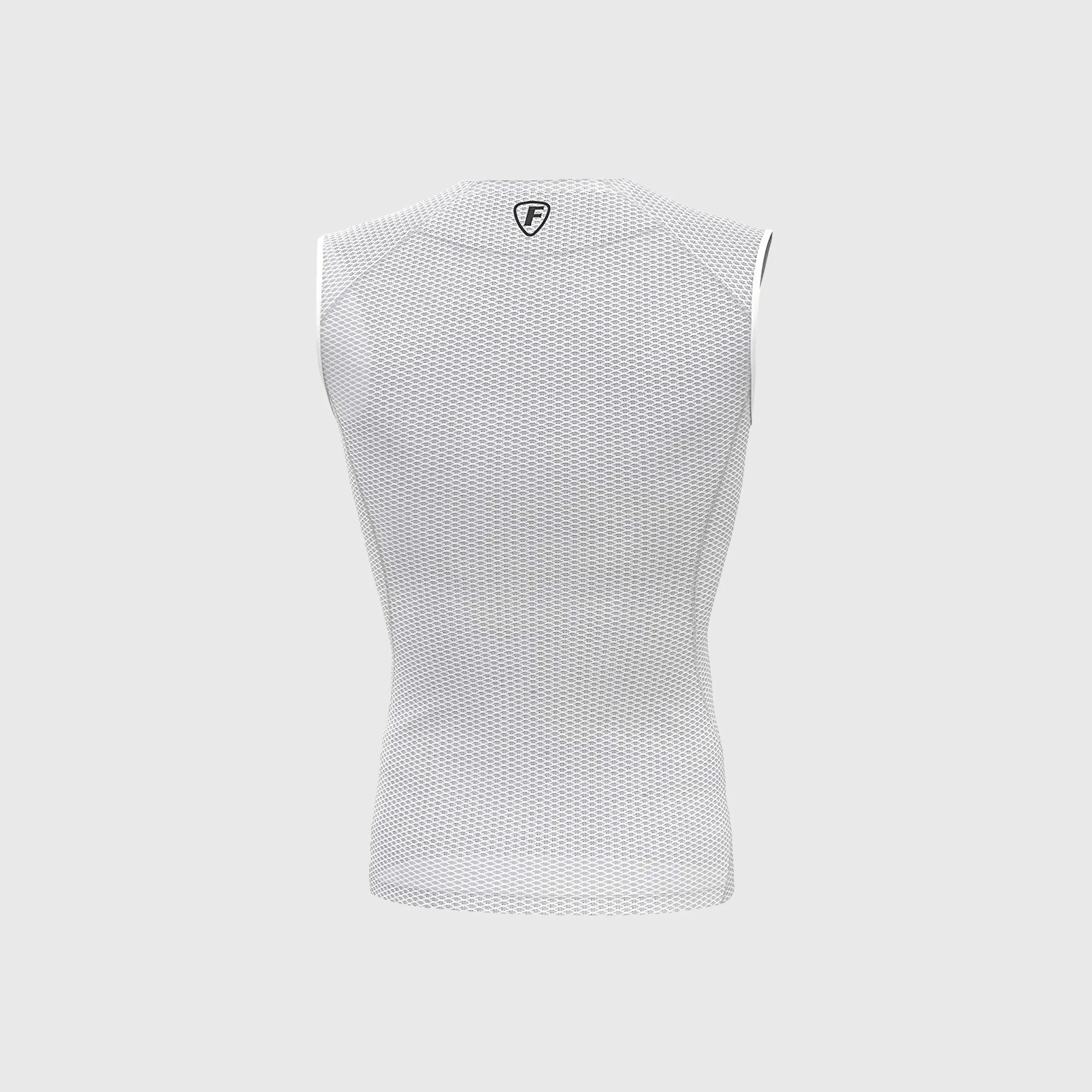 Fdx Aeroform White Men's & Boy's Sleeveless Mesh Summer Cycling Top