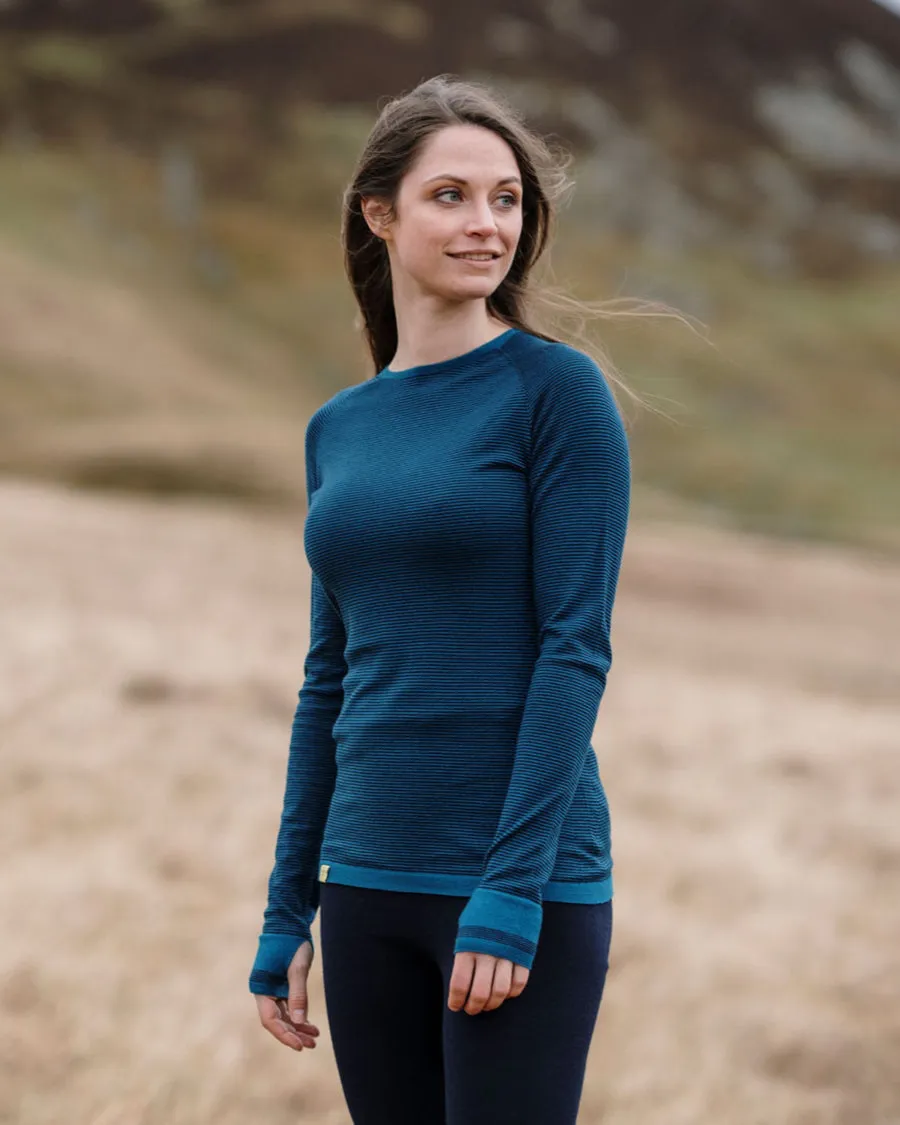 Fern Stripe Merino Base Layer