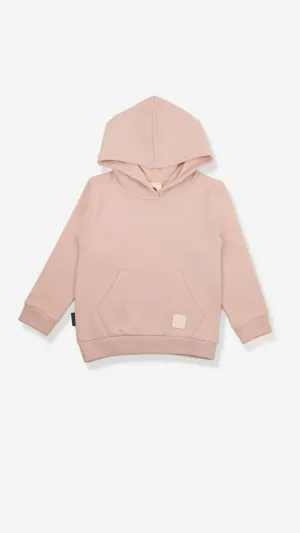 French Terry Hoodie _ Pale Rose