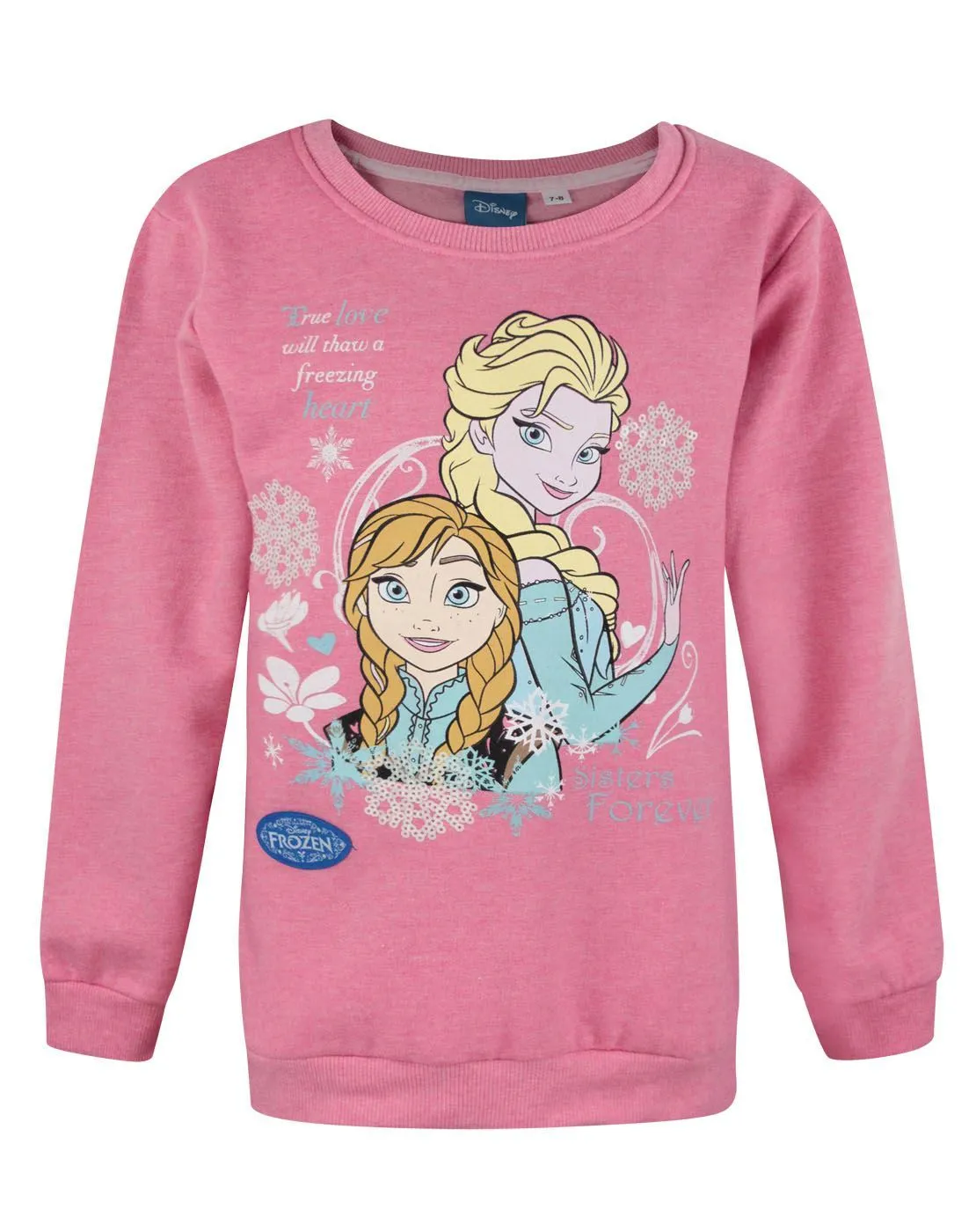 Frozen Freezing Heart Girl's Sweatshirt