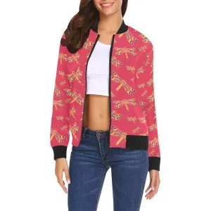 Gathering Rouge Bomber Jacket for Women