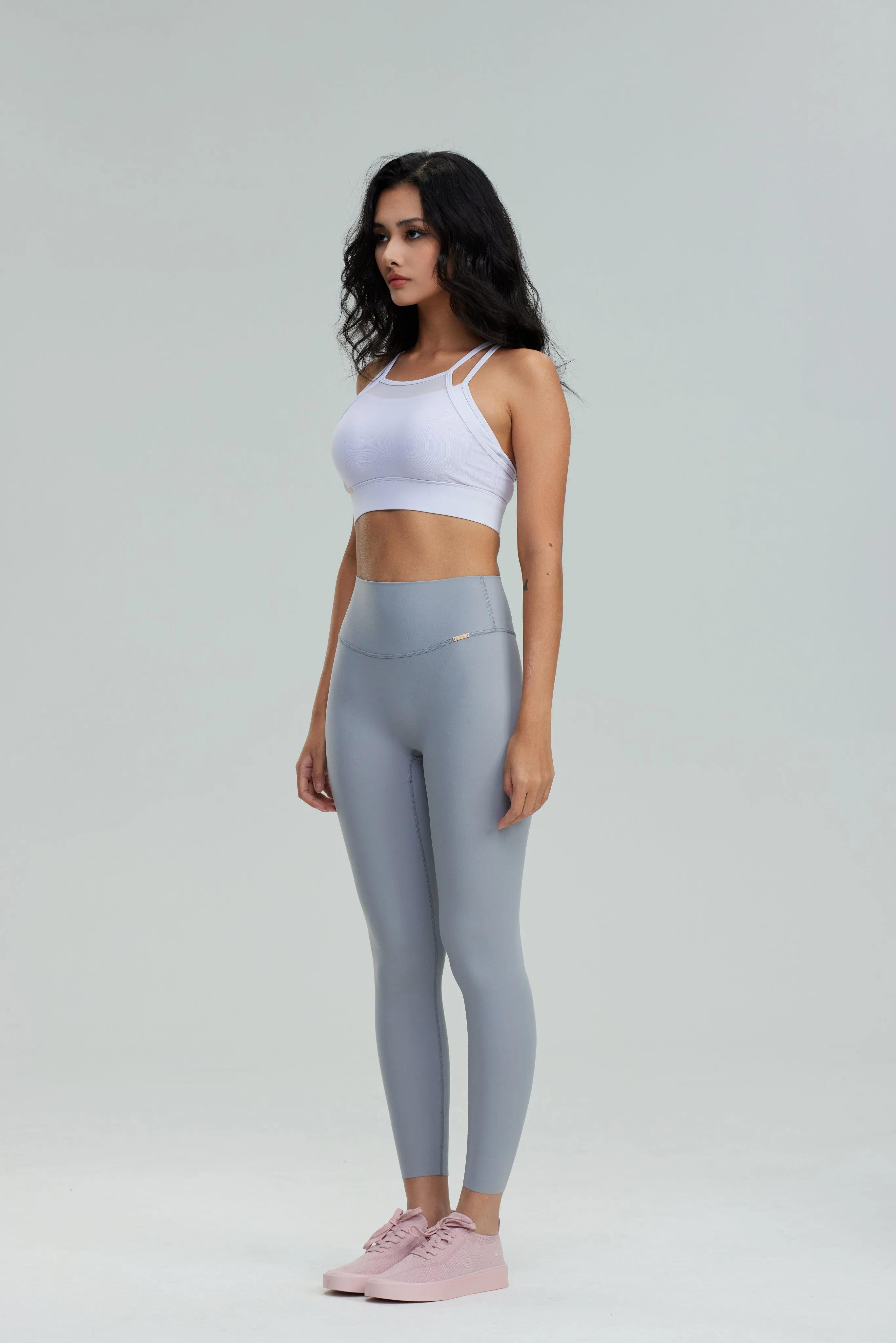 Glam Aura Mesh Top - Pastel Purple