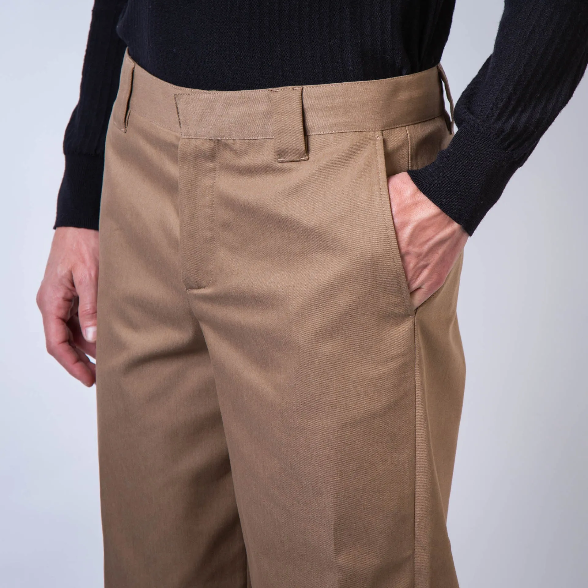 GOLDEN GOOSE TROUSERS GMP01190.P000786 15369 KHAKI