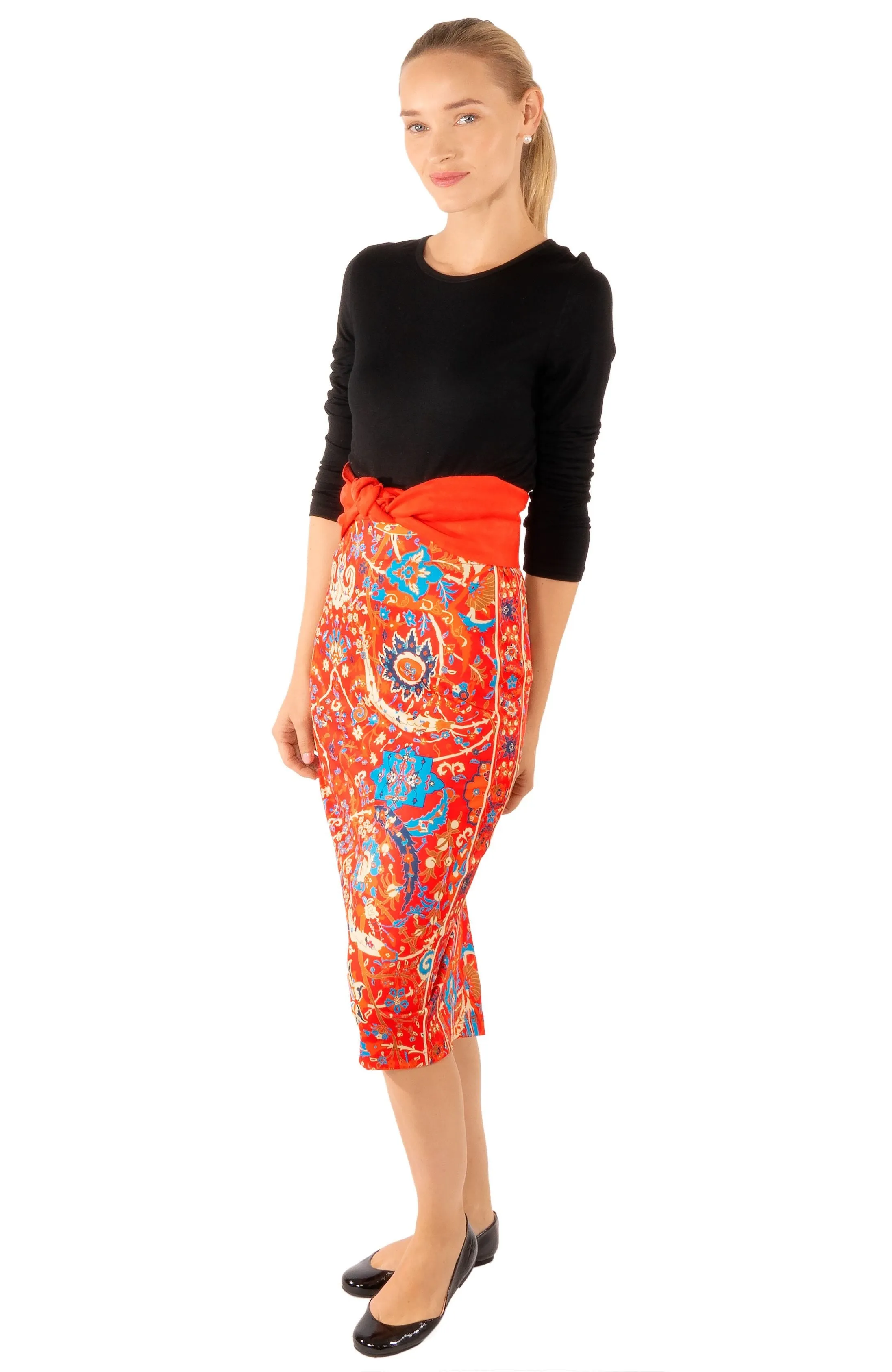 Gretchen Scott | Jersey Pencil Skirt | Magic Carpet | Women's