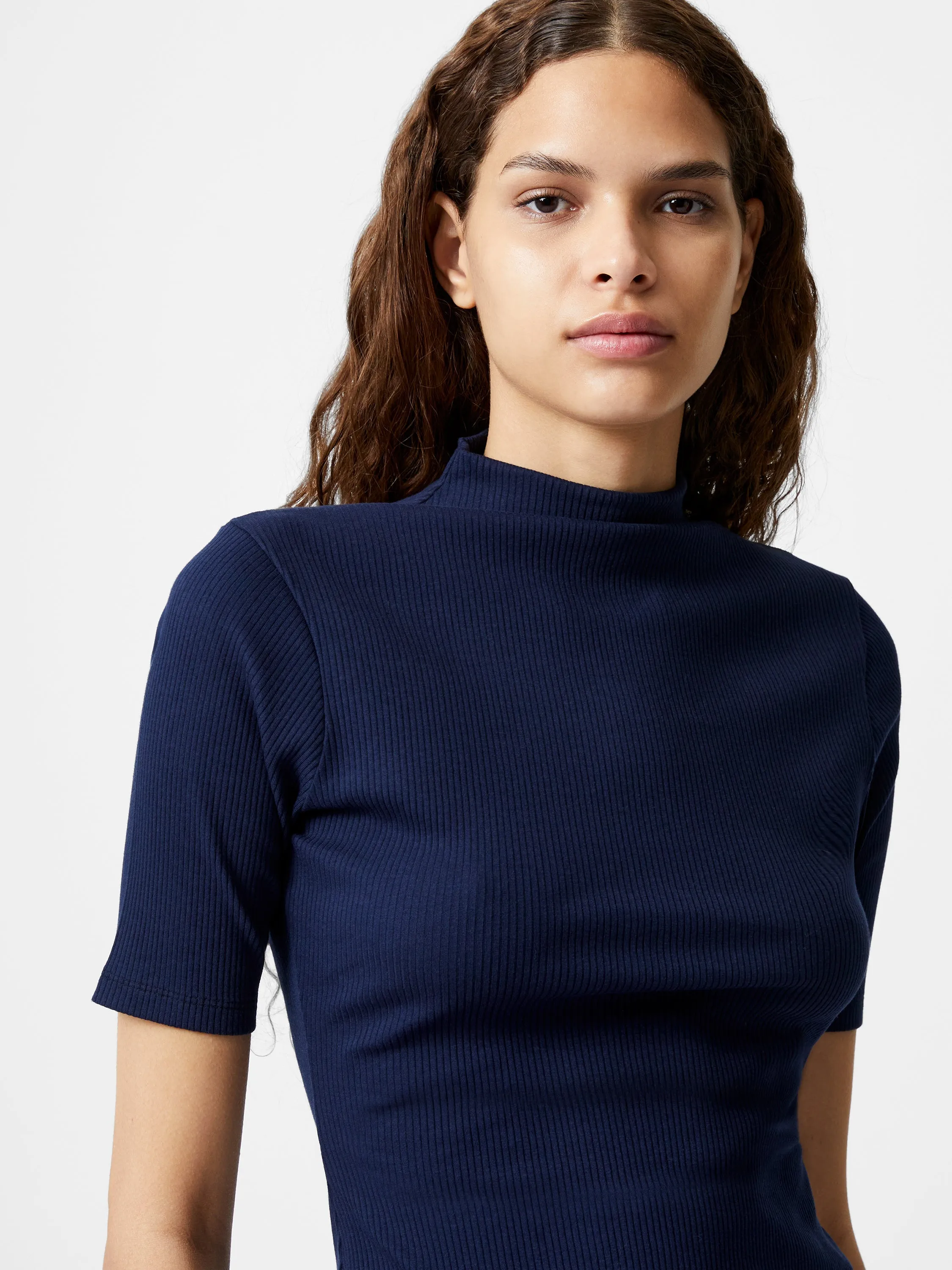 Grown On Turtleneck Ribbed Top