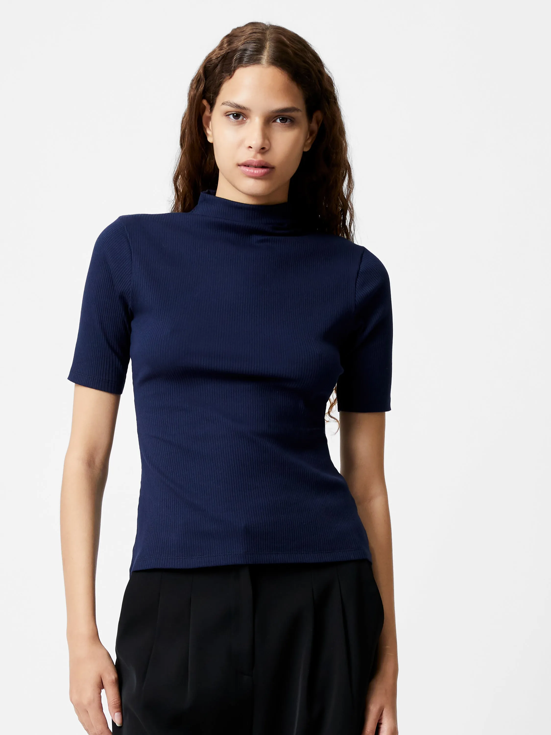 Grown On Turtleneck Ribbed Top