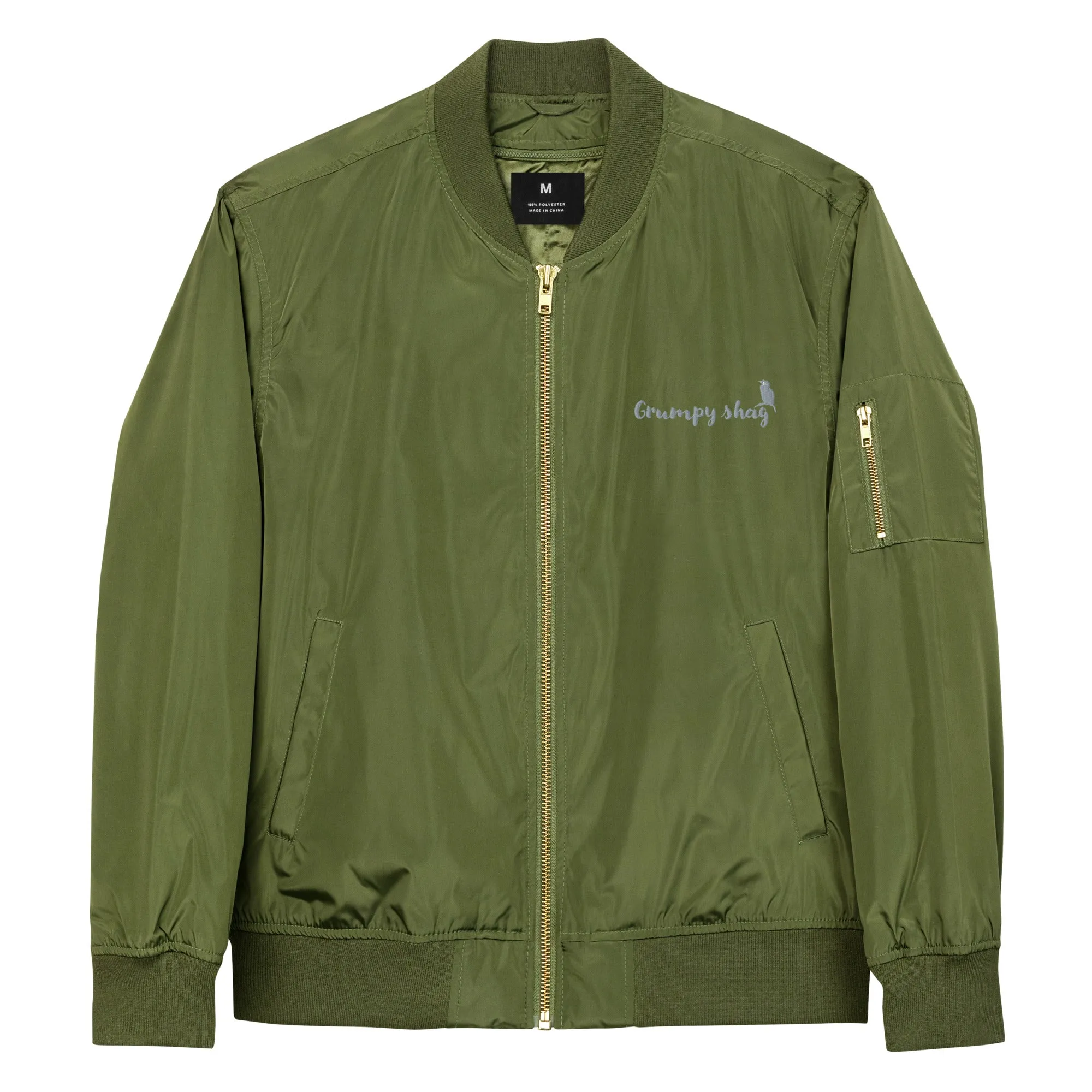 Grumpy shag Premium recycled bomber jacket