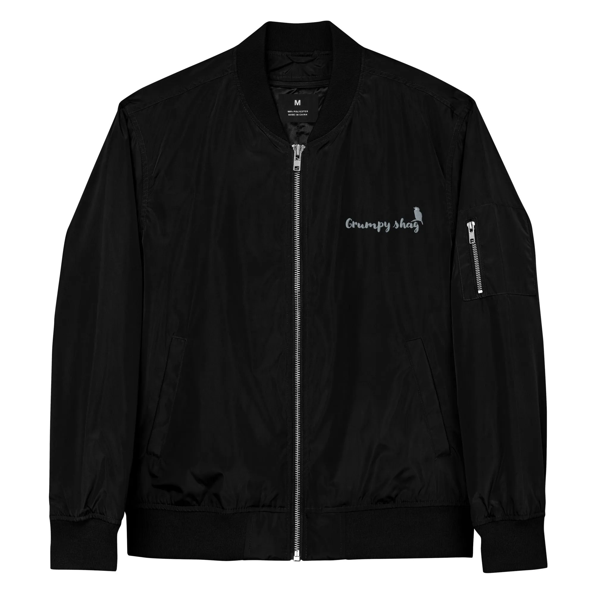 Grumpy shag Premium recycled bomber jacket