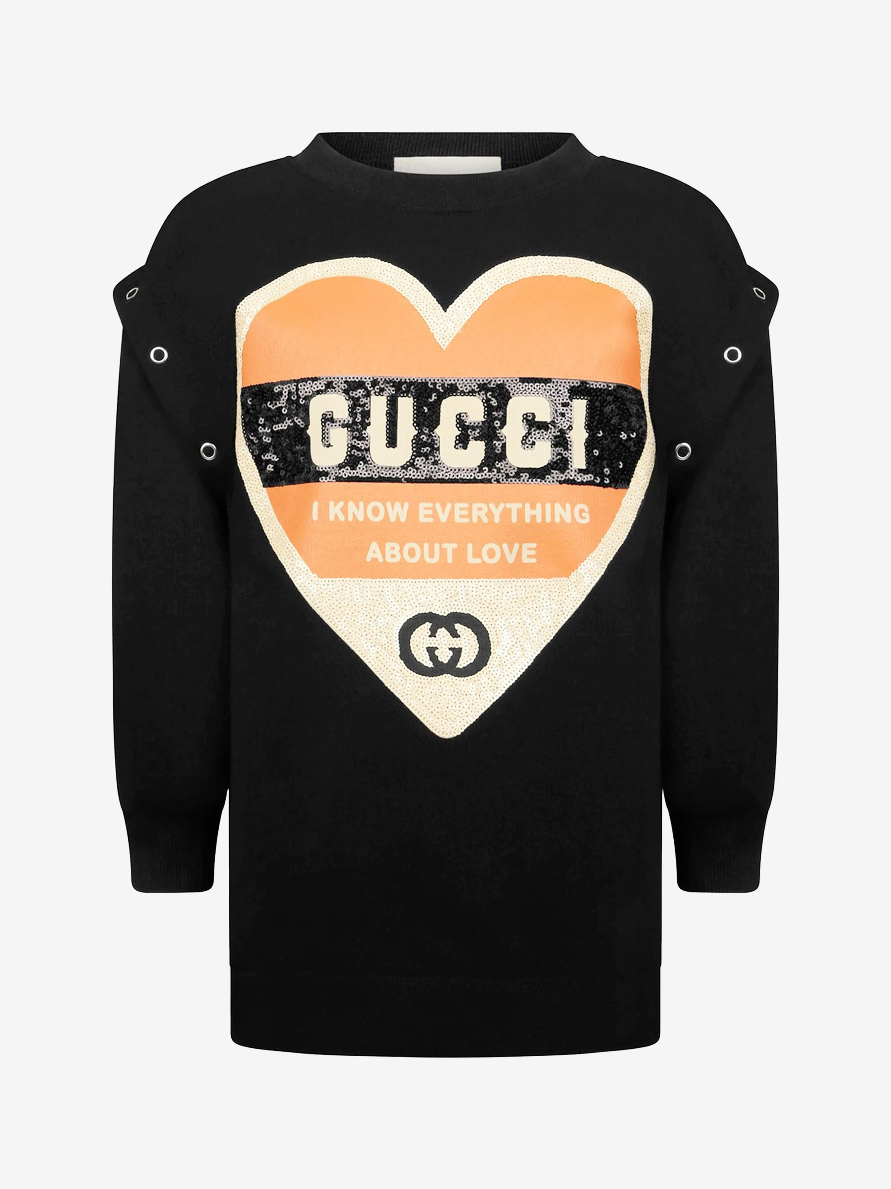 GUCCI Girls Cotton Heart Sweatshirt