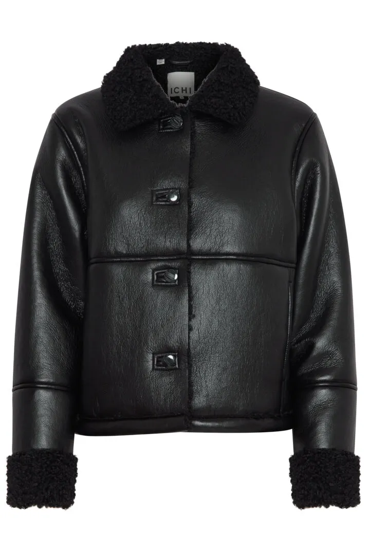 ICHI ECORA JACKET - BLACK