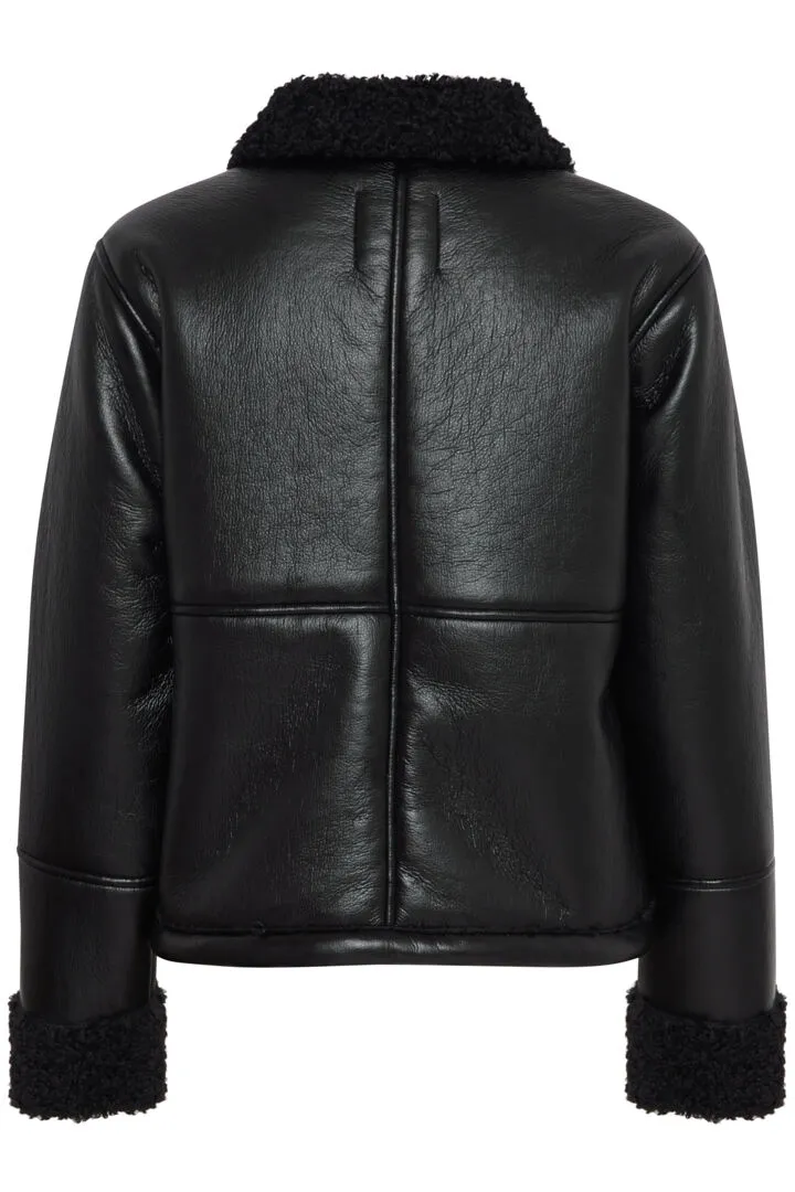 ICHI ECORA JACKET - BLACK