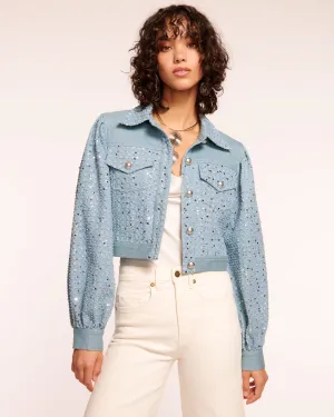 Janet Sequin Denim Jacket