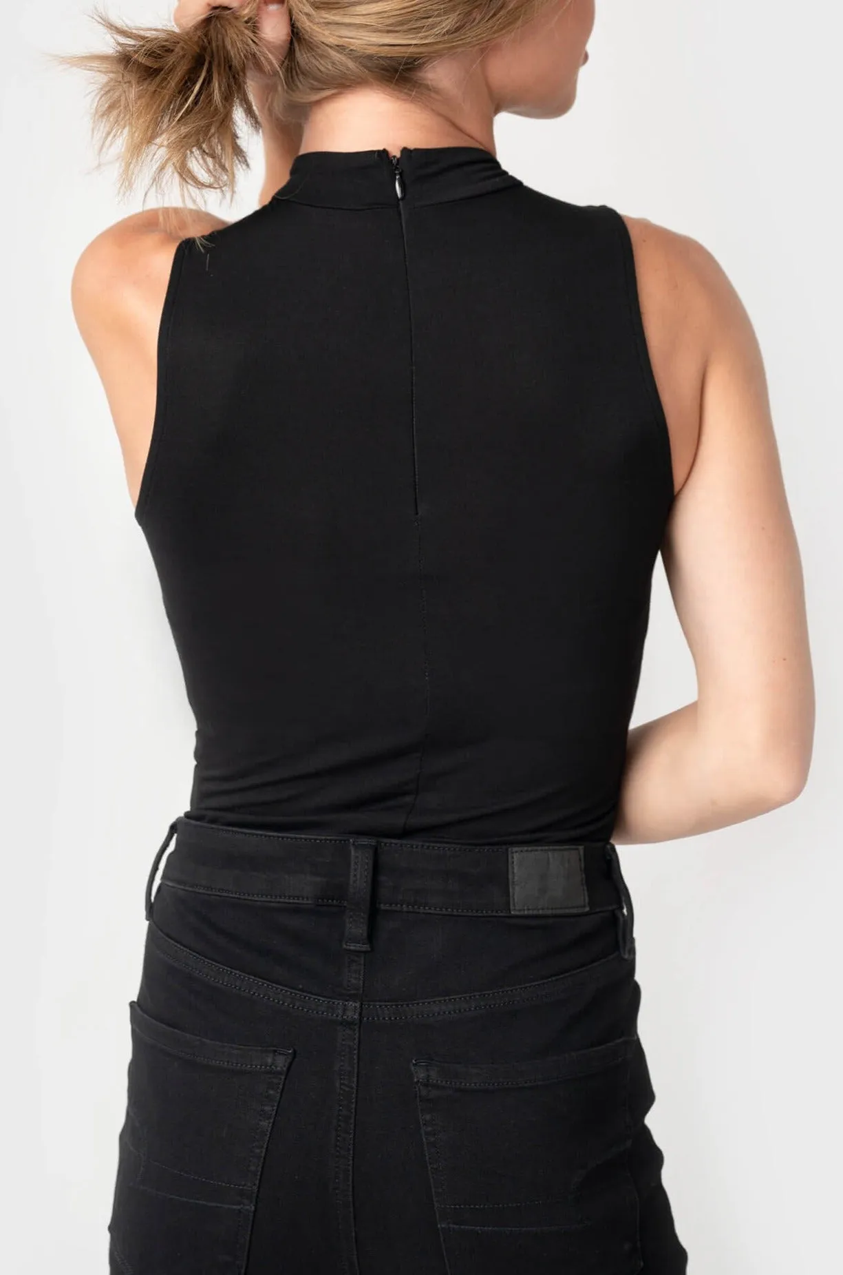 Jennifer Essential Mock Neck Bodysuit