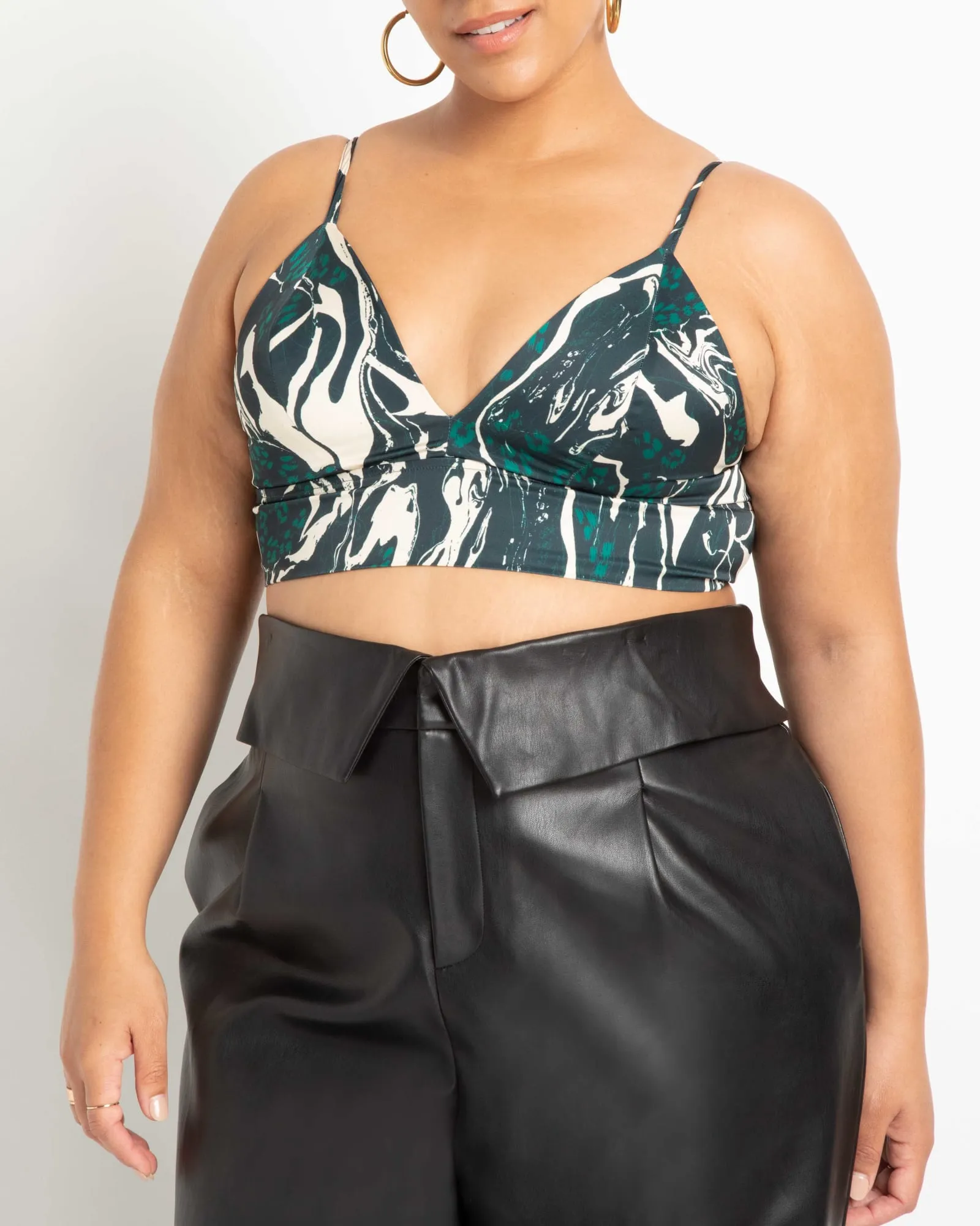 Kathleen Satin Bralette | Stone Wild