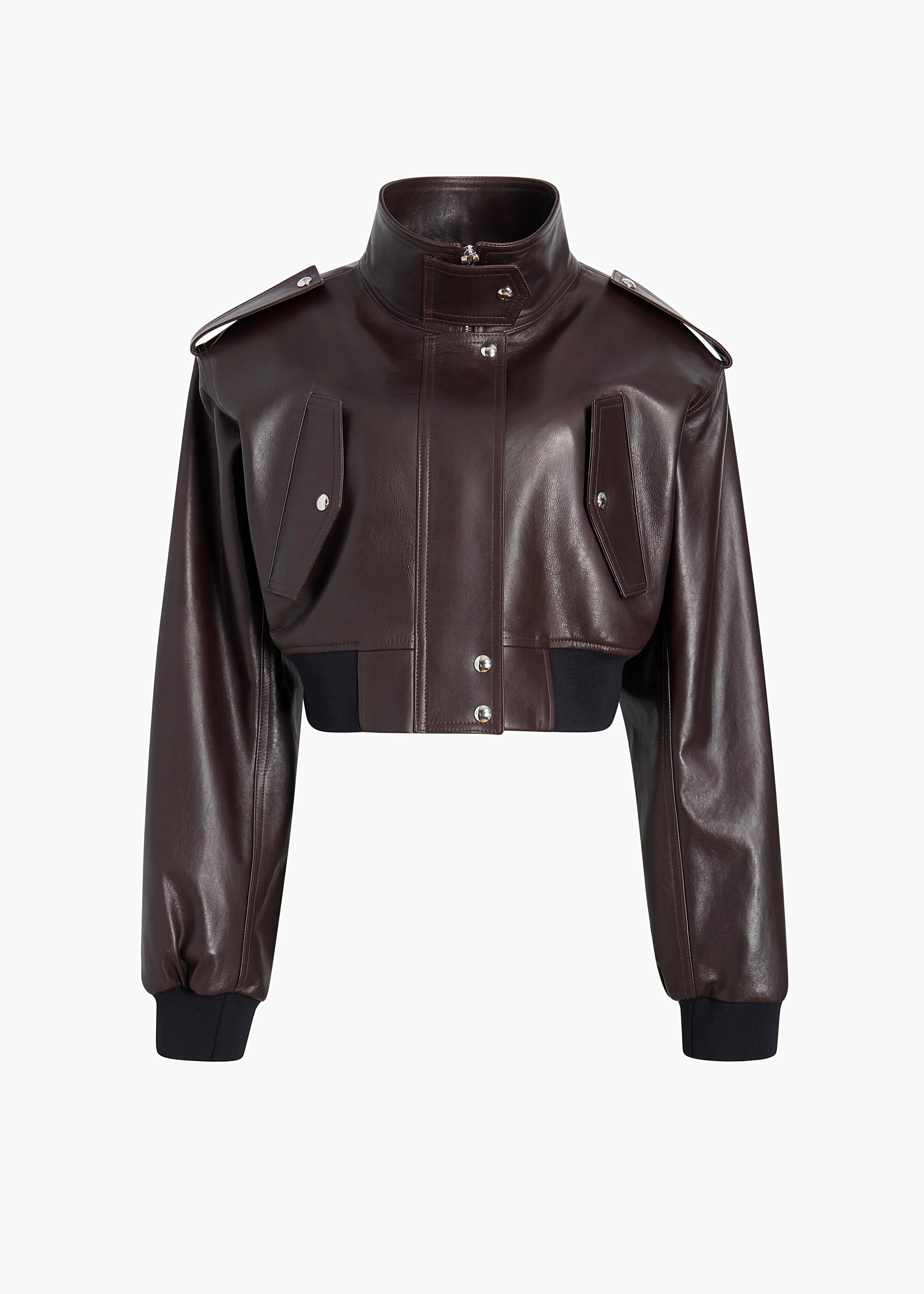 Kember Jacket in Dark Brown Leather