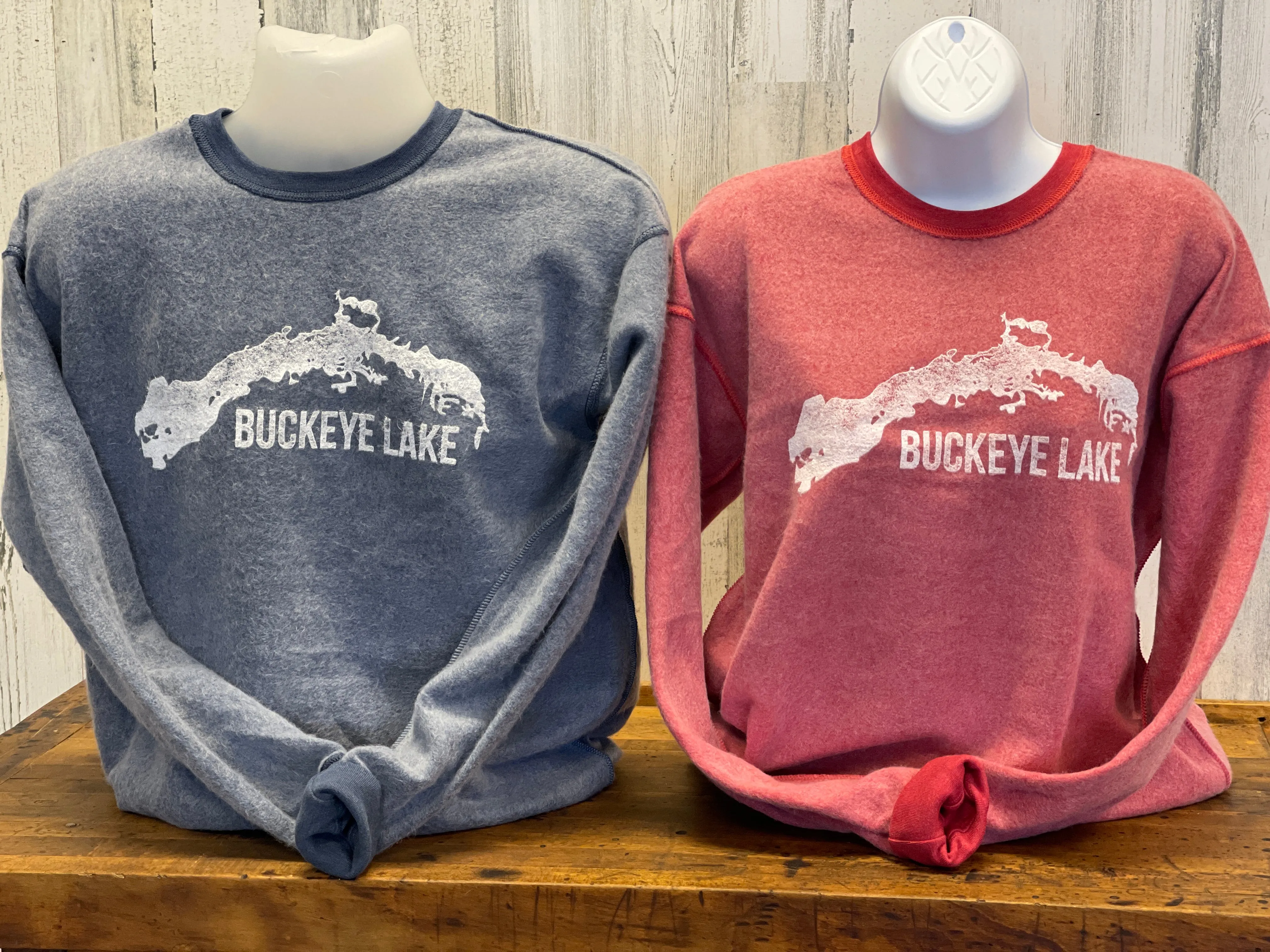 Lake Outline With Buckeye Lake Sweatshirt